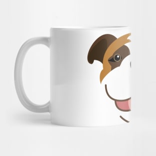 Bulldog dog face Mug
